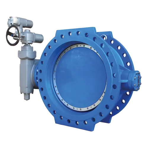 electric double eccentric butterfly valve