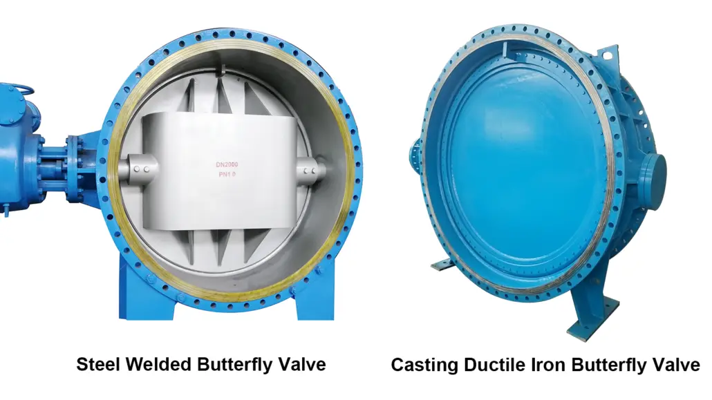 welded and casting butterfly valve