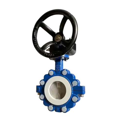 PTFE Seat PFA lined disc lug butterfly valves