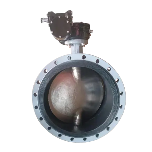 WCB flanged butterfly valve