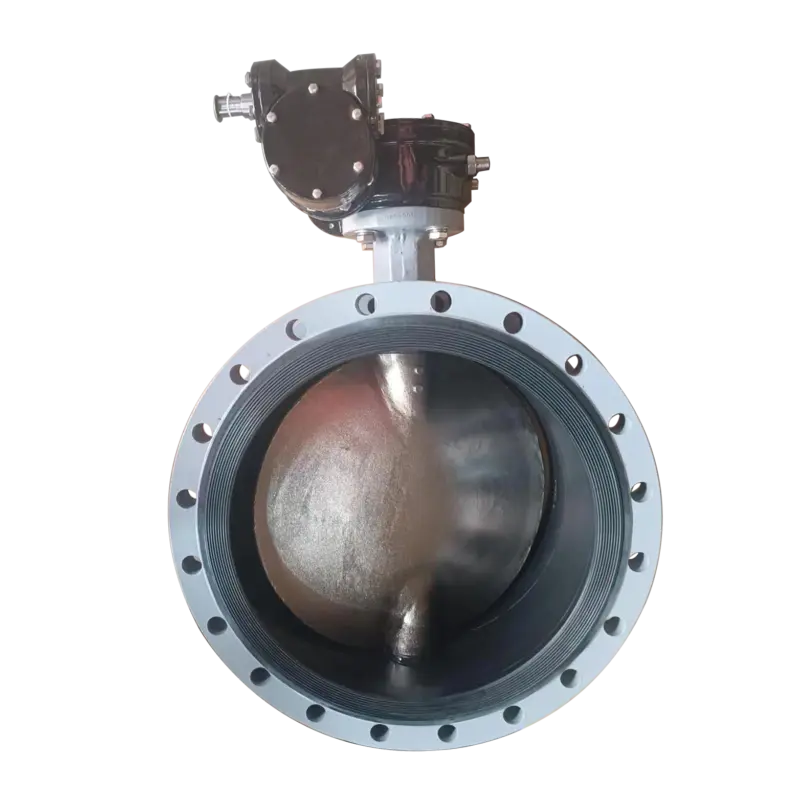 WCB flanged butterfly valve