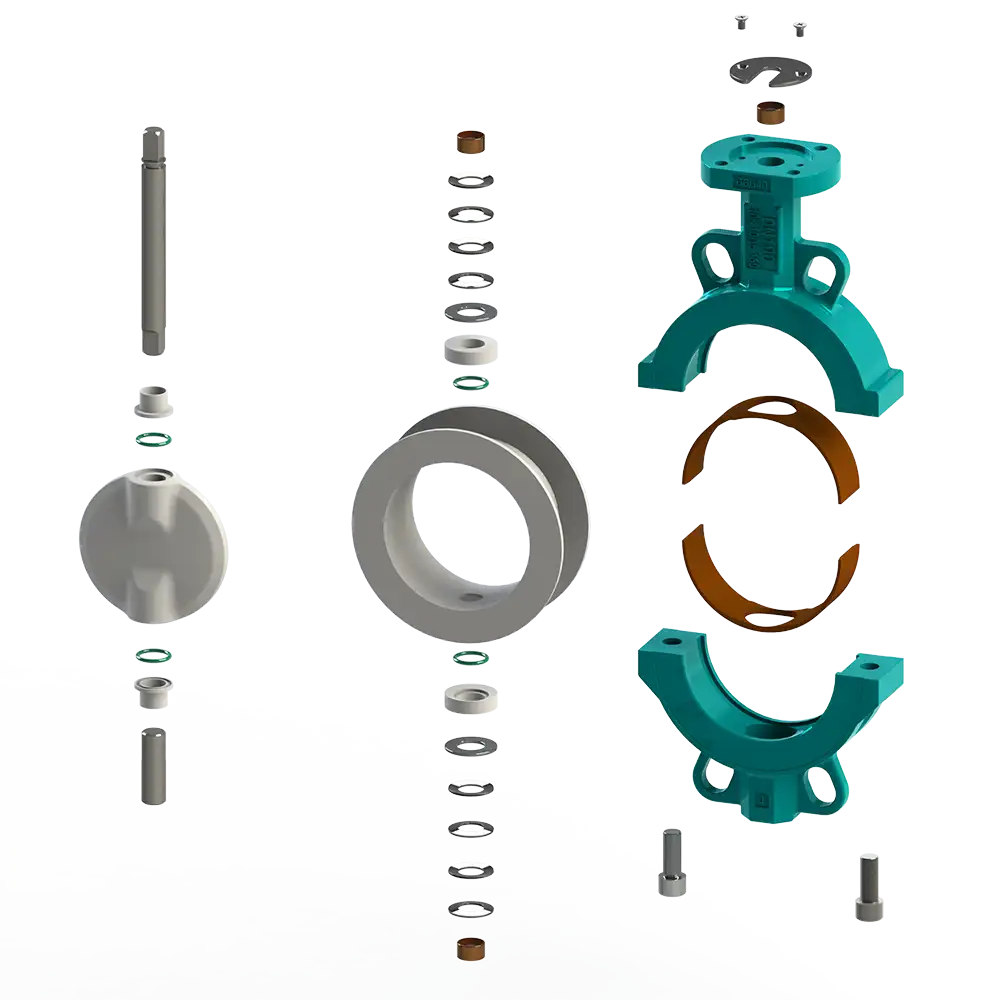 split-type-ptfe-fully-lined-butterfly-valve-composition.