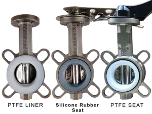 DIFFERENCE of ptfe butterfly valve