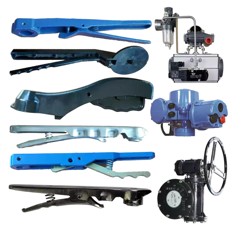 Actuators of butterfly valve