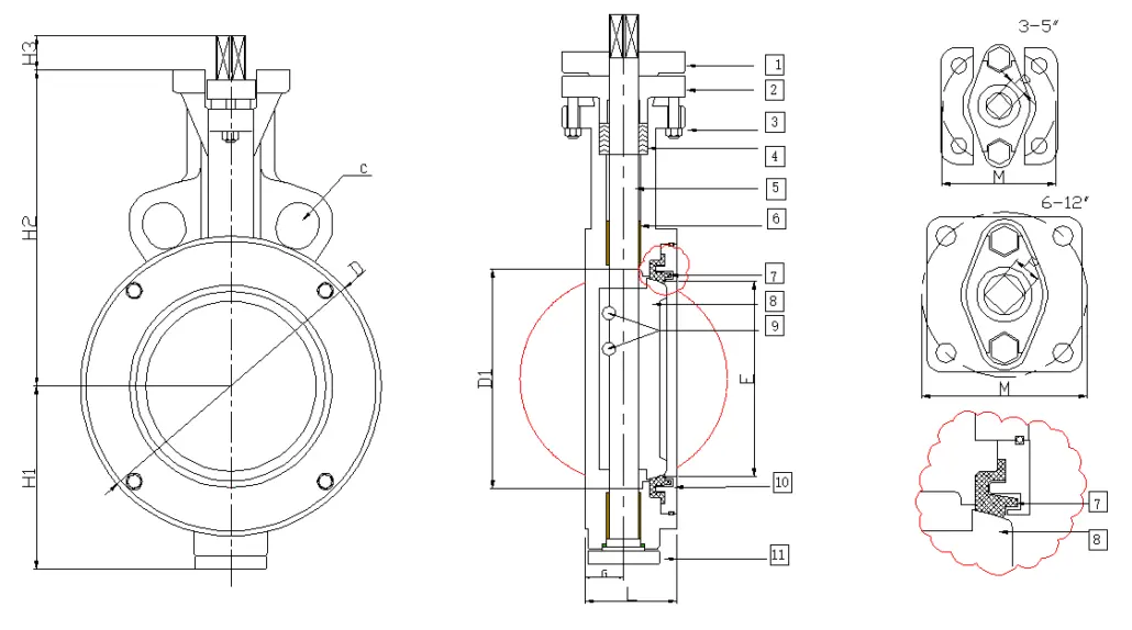 high_performance_wafer_butterfly_valve