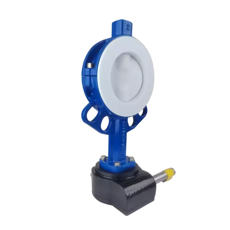 PTFE fully lined butterfly valves