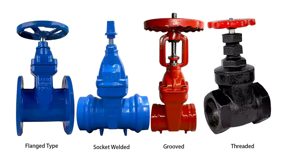 connection type of gate valve