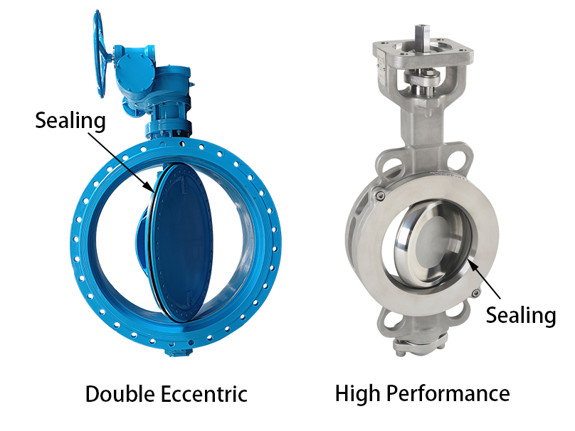double eccentric vs high performance bfv valve
