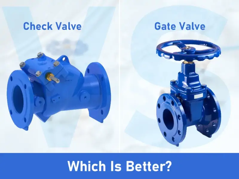 check valve vs gate valve