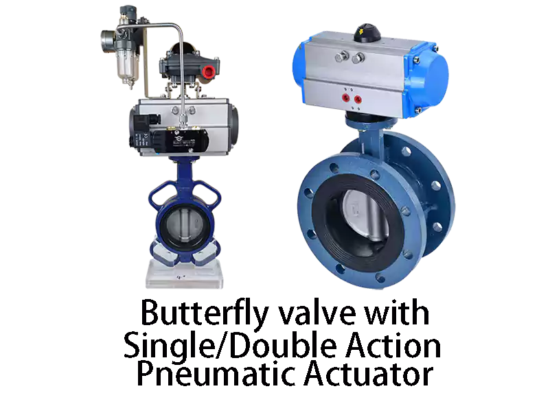 pneumatic butterfly valves