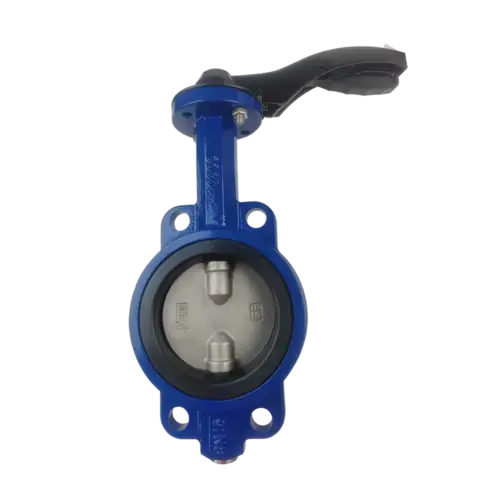 CF8M disc di body wafer butterfly valve