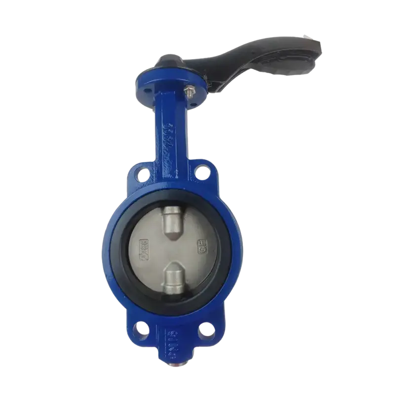 CF8M disc di body wafer butterfly valve