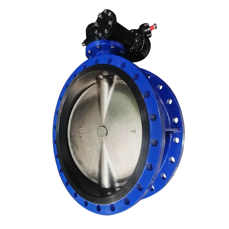 Ducitle Iron Double Flanged Butterfly Valve