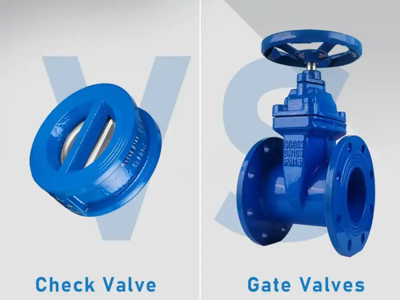 gate valve vs check valve