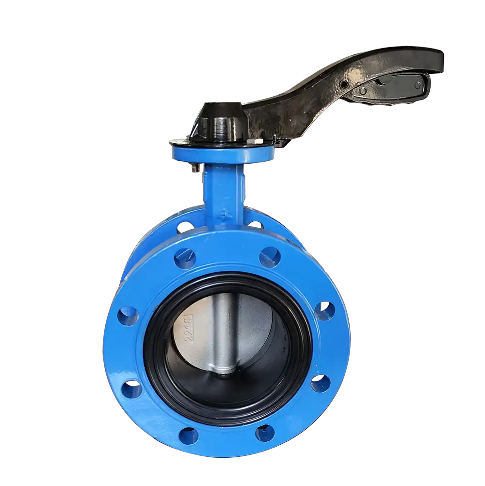 lever operated butterfly valve