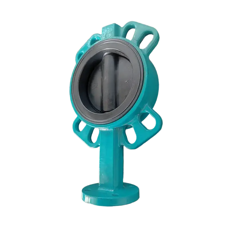 rubber Fully Lined wafer butterfly valve
