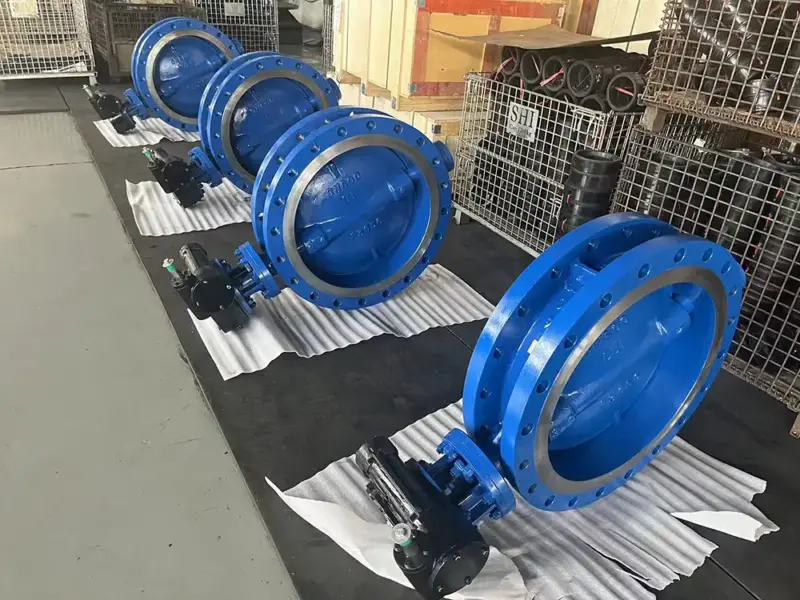 awwa c504 double eccentric butterfly valves