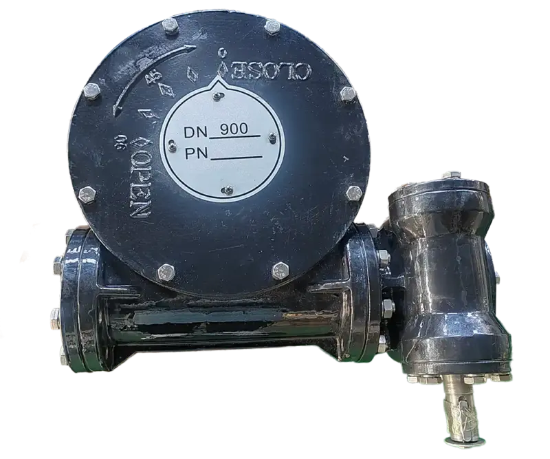 worm gear actuator for butterfly valve