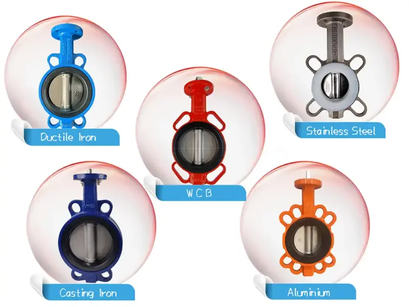 material-of-butterfly-valve