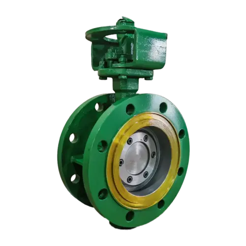 D-flanged-three-eccentric-butterfly-valve