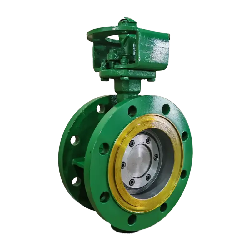 D-flanged-three-eccentric-butterfly-valve