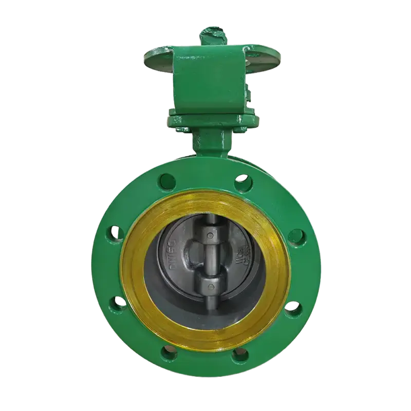 D-flanged-triple-eccentric-butterfly-valve