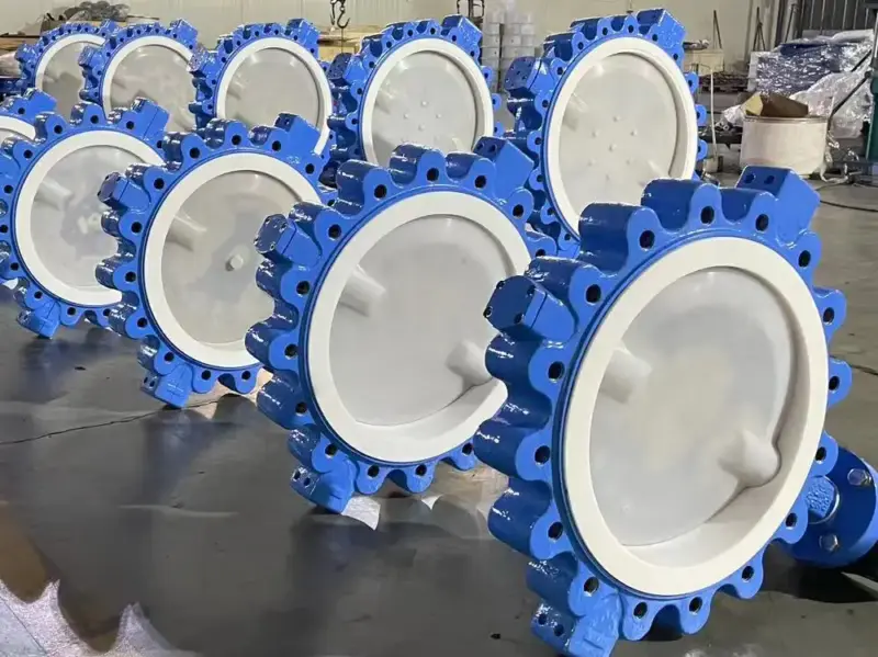 PFA-Lined-Split-type-Lug-Butterfly-Valve