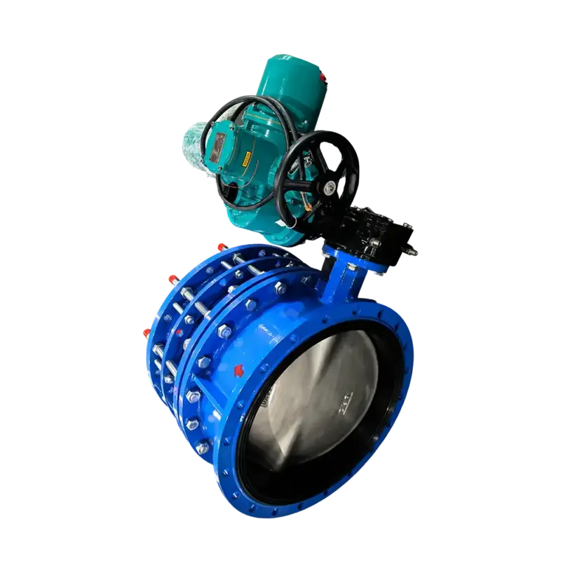 electric-butterfly-valve-with-Dismantling-joint