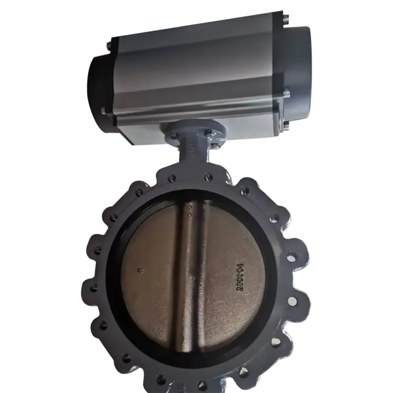 pneumatic lug butterfly valve