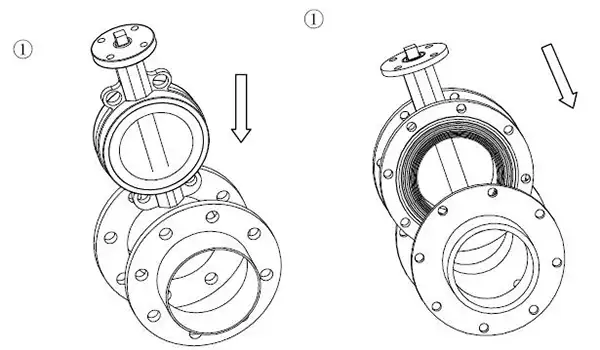 butterfly-valve-bolt-installation-step-1