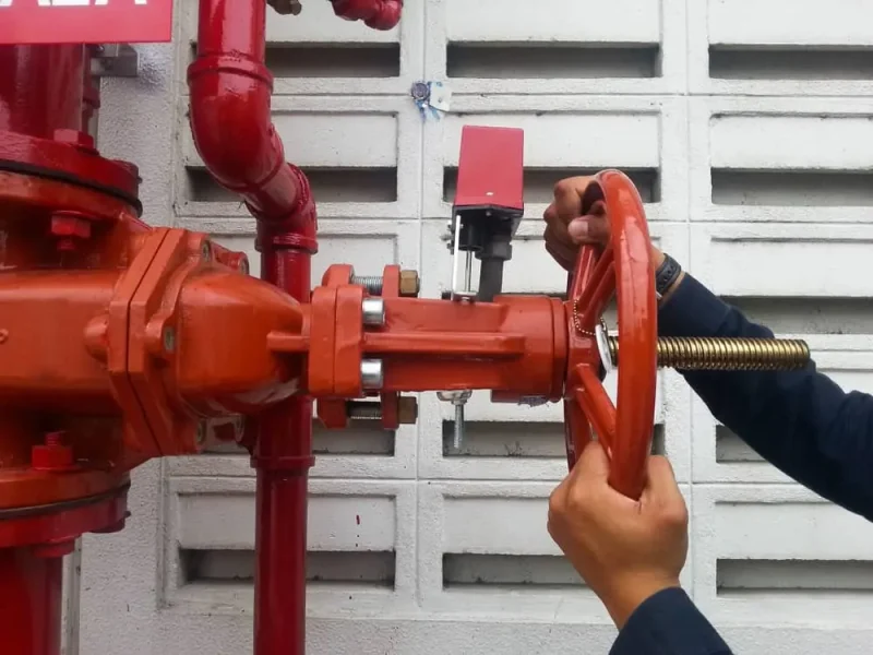 opening a gate valve