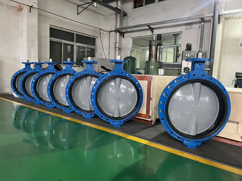 double-shaft-single-flange-wafer-butterfly-valve