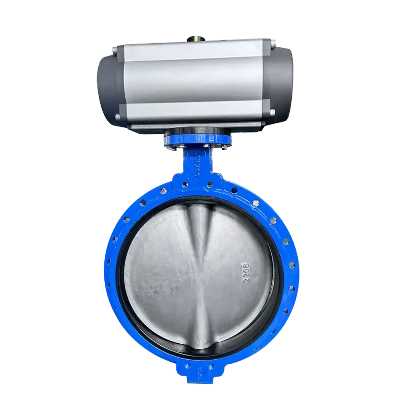 DN700-pneumatic-single-flange-butterfly-valve