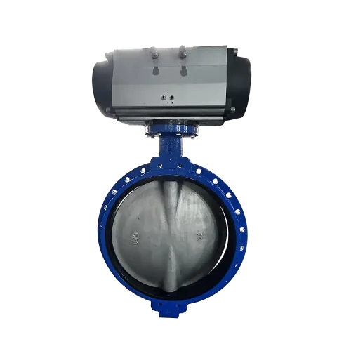 pneumatic-single-flange-butterfly-valve