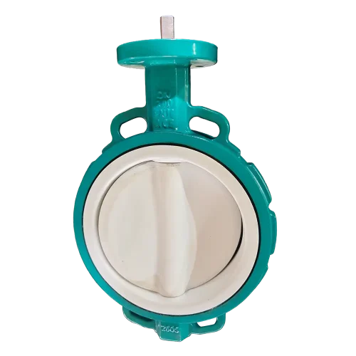 DN200-PTFE-lined-CF8-disc-wafer-butterfly-valve