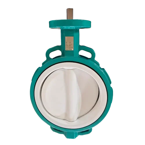 PTFE-lined-CF8-disc-wafer-butterfly-valve