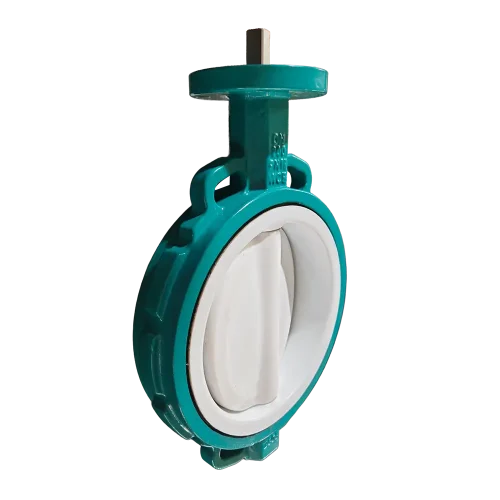 WCB-PTFE-lined-CF8-disc-wafer-butterfly-valve