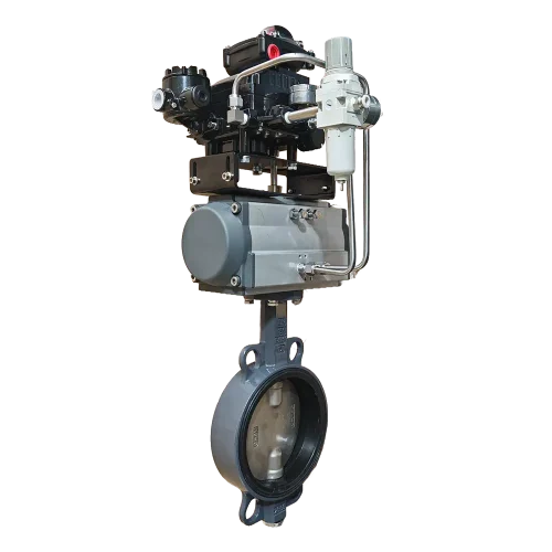 Double-Acting-Pneumatic-Butterfly-valve