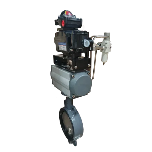 Three-fault-security-protection-Pneumatic-Butterfly-valve