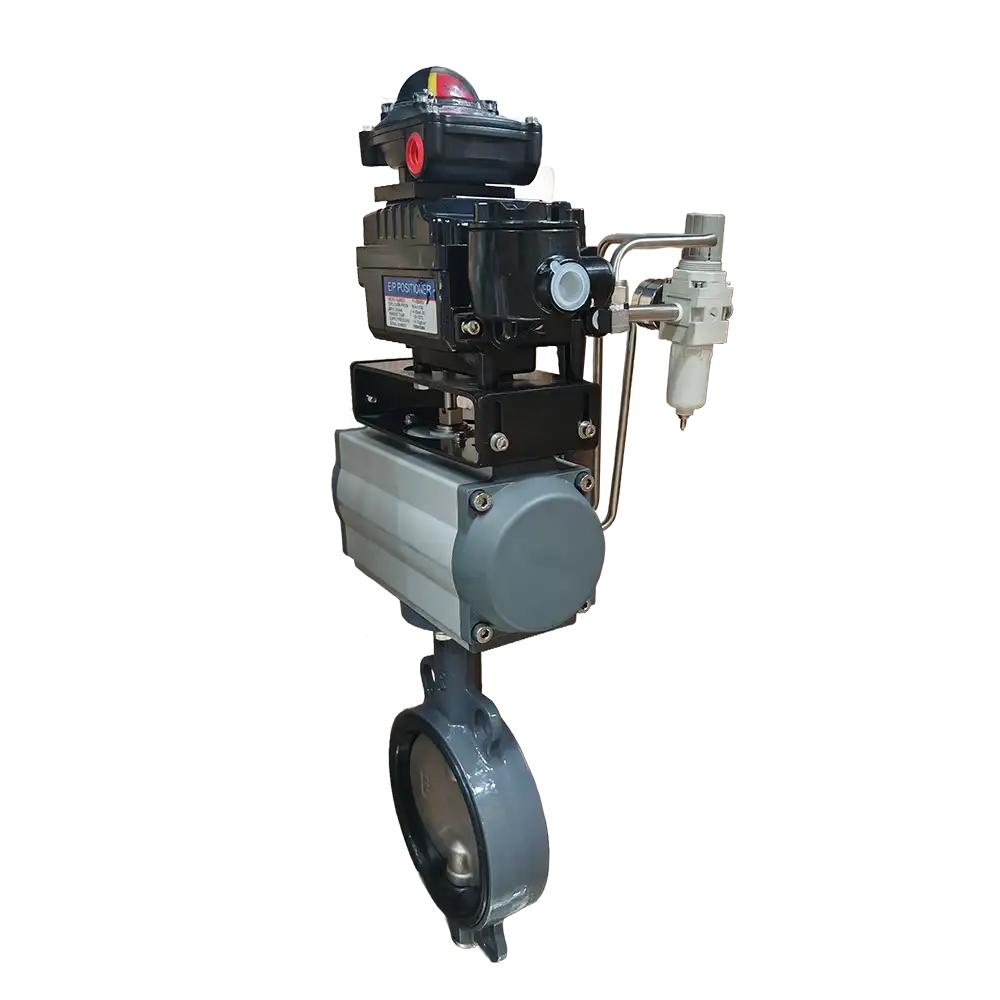 Three-fault-security-protection-Pneumatic-Butterfly-valve